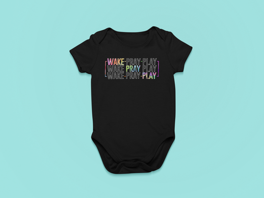 'Wake, Pray, Play' Bodysuit
