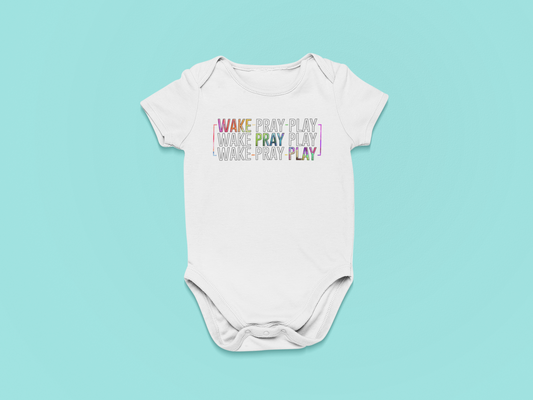 'Wake, Pray, Play' Bodysuit