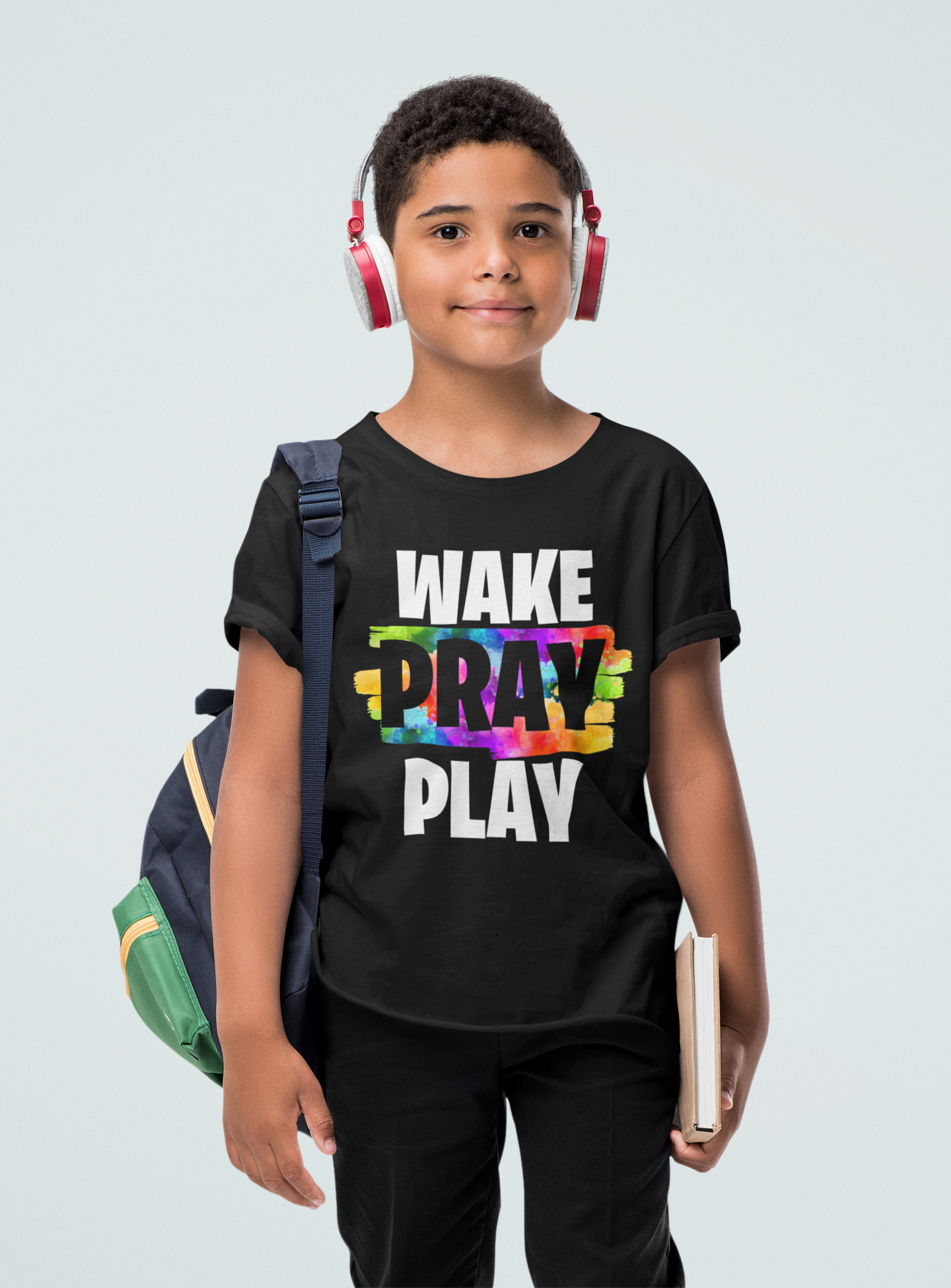 'Wake, Pray, Play' Youth Tee